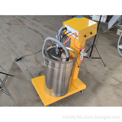 Manual powder coating gun high voltage cascade
